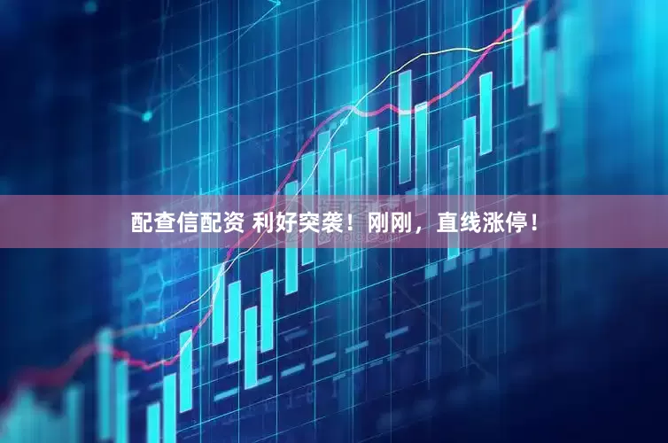 配查信配资 利好突袭！刚刚，直线涨停！