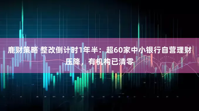鹿财策略 整改倒计时1年半:超60家中小银行自营理财压降,有机构已清零